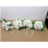 Image 1 : LOT DE 4 BOUQUETS DE FLEURS ARTIFICIELLES