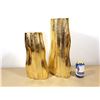 Image 1 : ENS DE 2 VASES EN MÉTAL