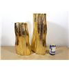 Image 1 : ENS DE 2 VASES EN MÉTAL