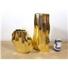 Image 1 : ENS DE 2 VASES EN MÉTAL