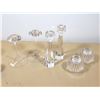 Image 1 : LOT DE 6 BOUGEOIRS EN VERRE