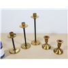 Image 1 : LOT DE 5 BOUGEOIRS