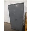 Image 1 : 2 Door Metal Storage Cabinet on Wheels