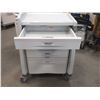 Image 1 : 5 Drawer Medical Storage Cabinet On Wheels