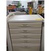 Image 1 : 5 Drawer Medical Storage Cabinet On Wheels