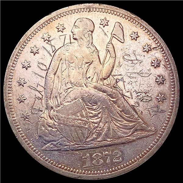 1872 Seated Liberty Dollar HIGH GRADE