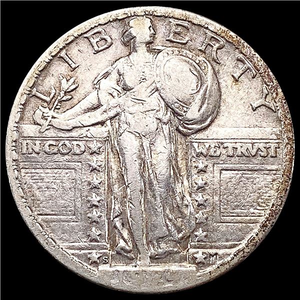 1924-S Standing Liberty Quarter NEARLY UNCIRCULATED