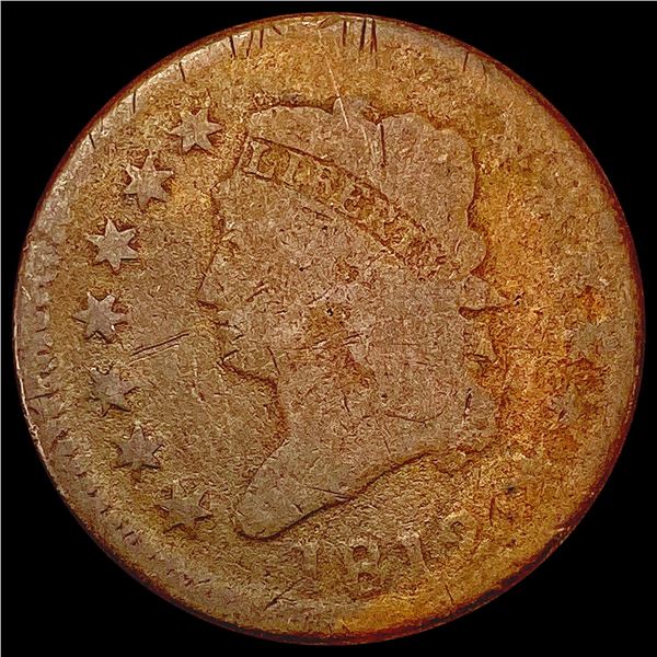 1812 Classic Head Large Cent NICELY CIRCULATED