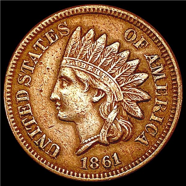 1861 Indian Head Cent CLOSELY UNCIRCULATED