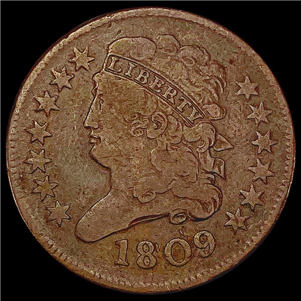 1809 Classic Head Half Cent LIGHTLY CIRCULATED