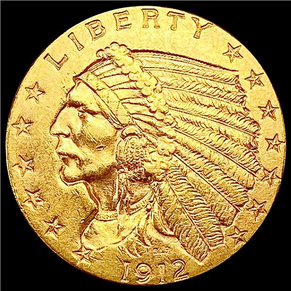 1912 $2.50 Gold Quarter Eagle UNCIRCULATED