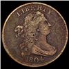Image 1 : 1804 Draped Bust Half Cent NICELY CIRCULATED