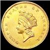 Image 1 : 1854 Type II Rare Gold Dollar UNCIRCULATED