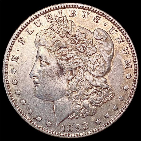 1893 Morgan Silver Dollar NEARLY UNCIRCULATED