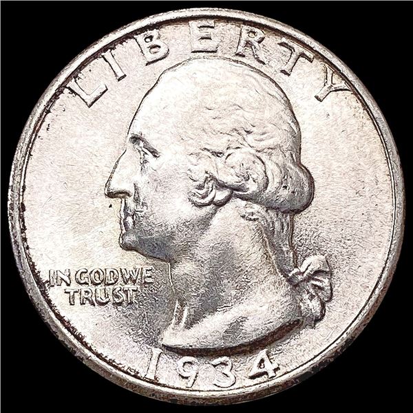 1934 Washington Silver Quarter CHOICE BU