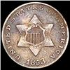 Image 1 : 1853 Silver Three Cent HIGH GRADE
