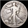 Image 1 : 1921-D Walking Liberty Half Dollar NICELY CIRCULATED