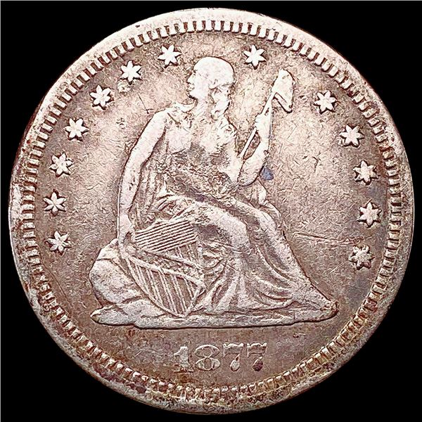 1877-S Seated Liberty Quarter CLOSELY UNCIRCULATED