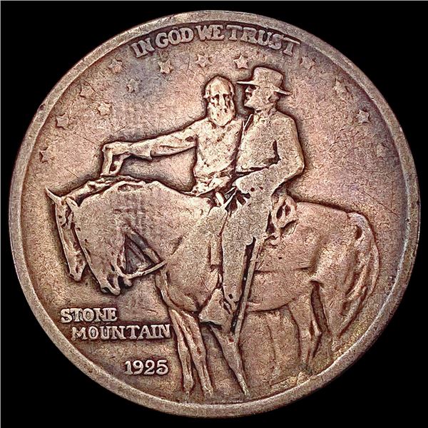 1925 Stone Mountain Half Dollar LIGHTLY CIRCULATED