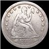 Image 1 : 1853 Arrows Rays Seated Liberty Quarter NICELY CIRCULATED
