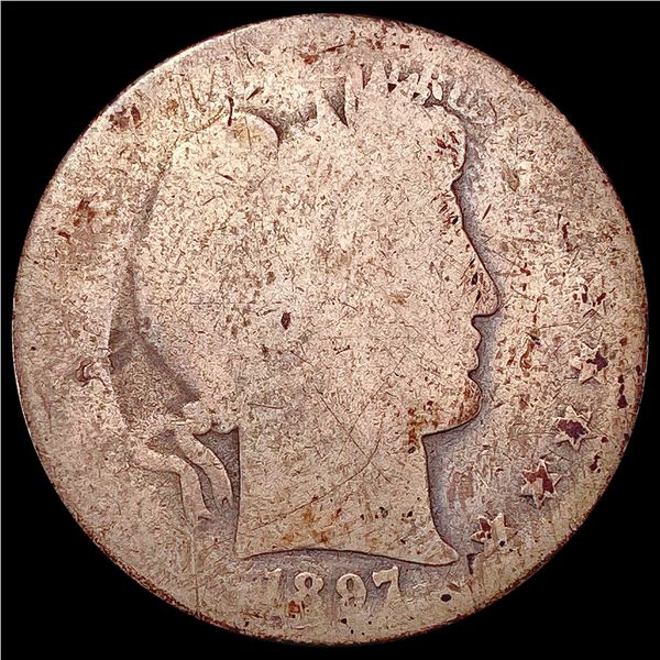 1897-S Barber Half Dollar NICELY CIRCULATED