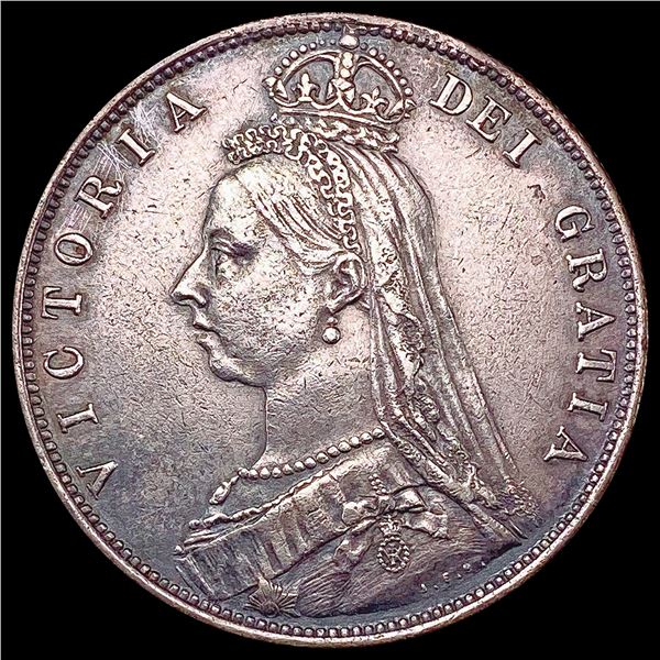 1887 Great Britain Half Crown CHOICE AU