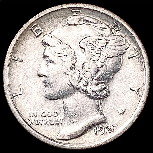 1920 Mercury Dime CLOSELY UNCIRCULATED