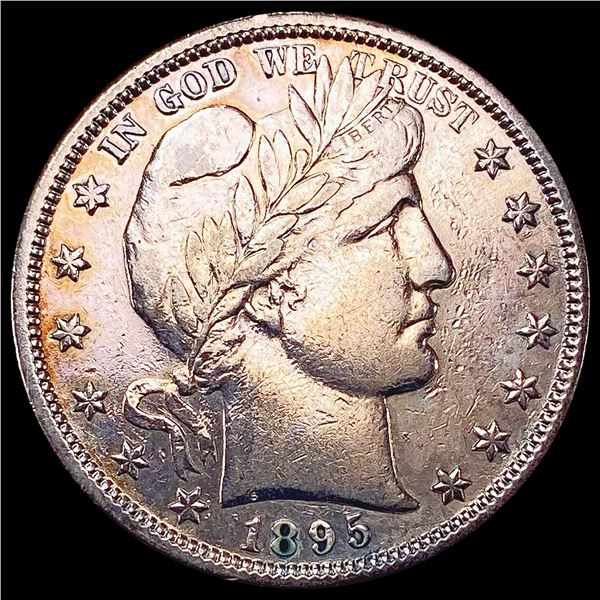 1895-S Barber Half Dollar CLOSELY UNCIRCULATED