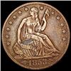 Image 1 : 1853-O Arrows Rays Seated Liberty Half Dollar LIGHTLY CIRCULATED