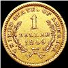 Image 2 : 1849 Rare Gold Dollar CLOSELY UNCIRCULATED