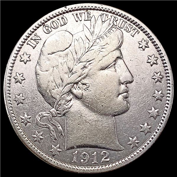 1912-D Barber Half Dollar CLOSELY UNCIRCULATED