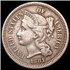 Image 1 : 1881 Nickel Three Cent LIGHTLY CIRCULATED