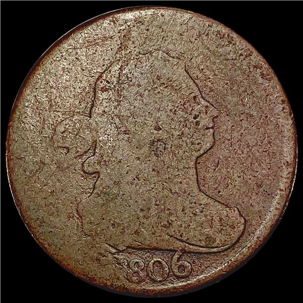 1806 Draped Bust Half Cent NICELY CIRCULATED
