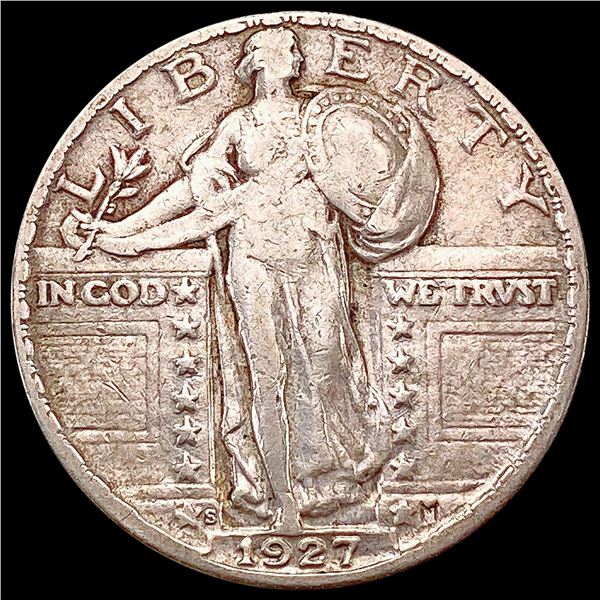 1927-S Standing Liberty Quarter LIGHTLY CIRCULATED