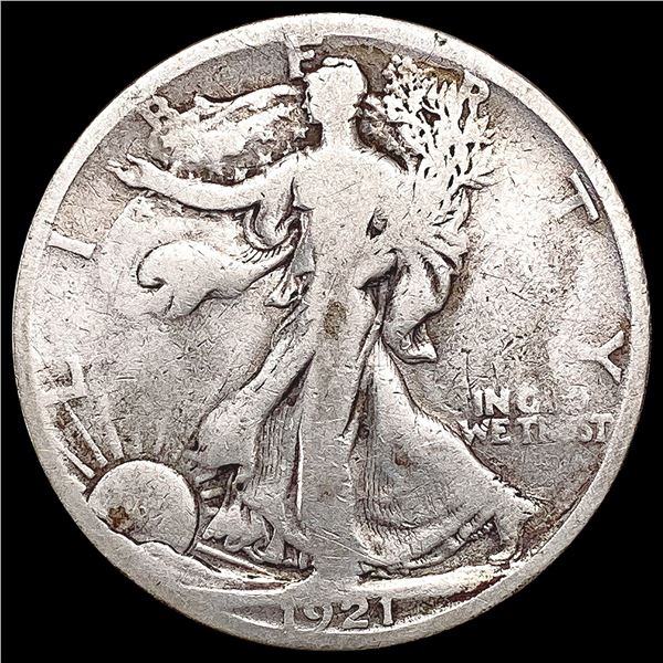 1921-S Walking Liberty Half Dollar NICELY CIRCULATED
