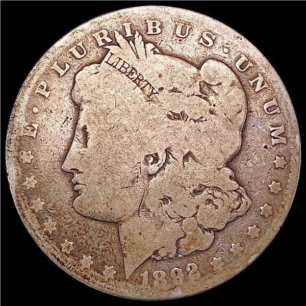 1892-CC Morgan Silver Dollar NICELY CIRCULATED