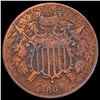 Image 1 : 1864 Sm Motto Two Cent Piece LIGHTLY CIRCULATED
