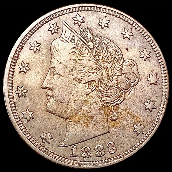 1883 W/Cents Liberty Victory Nickel CLOSELY UNCIRCULATED