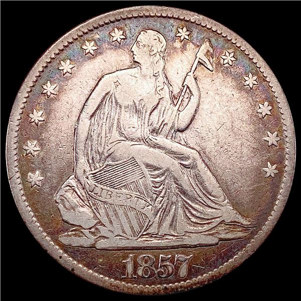 1857-O Seated Liberty Half Dollar LIGHTLY CIRCULATED