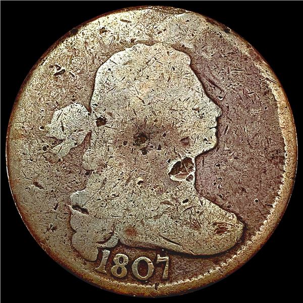 1807 Draped Bust Large Cent NICELY CIRCULATED