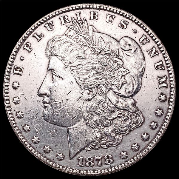 1878 7/8 Weak Morgan Silver Dollar CHOICE AU