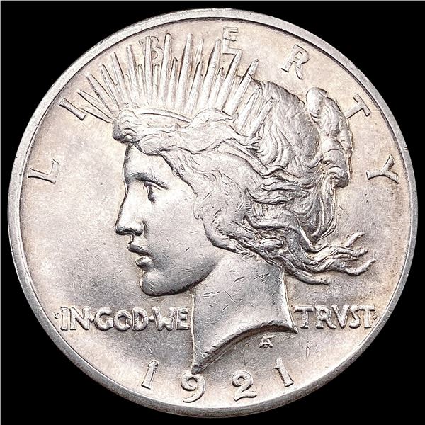 1921 Silver Peace Dollar CLOSELY UNCIRCULATED