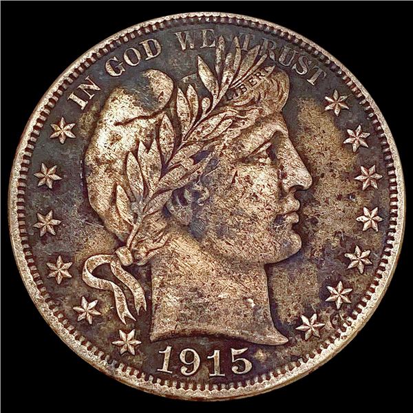 1915-S Barber Half Dollar NEARLY UNCIRCULATED