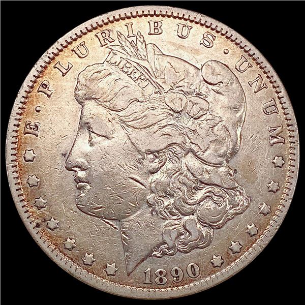 1890-CC Morgan Silver Dollar LIGHTLY CIRCULATED