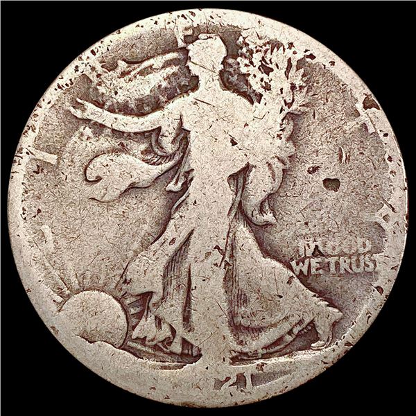 1921-D Walking Liberty Half Dollar NICELY CIRCULATED