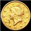 Image 1 : 1849 Rare Gold Dollar NICELY CIRCULATED