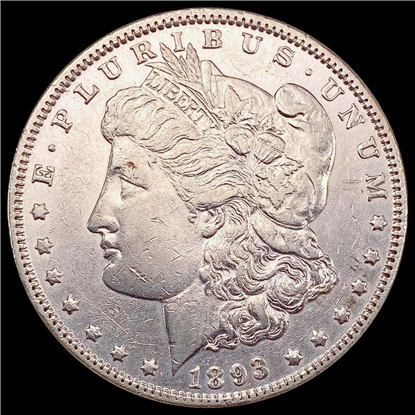 1893 Morgan Silver Dollar CLOSELY UNCIRCULATED