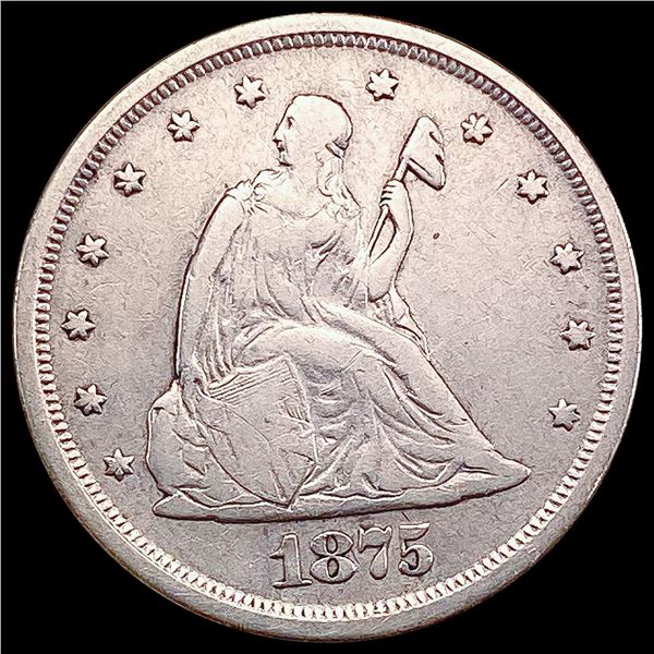 1875-S Twenty Cent Piece NEARLY UNCIRCULATED