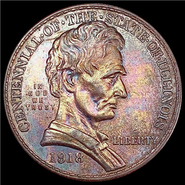 1918 Illinois Half Dollar UNCIRCULATED