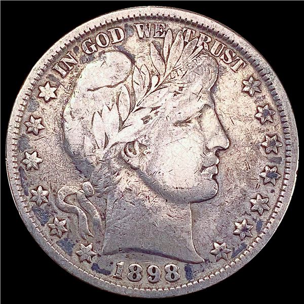 1898 Barber Half Dollar NICELY CIRCULATED